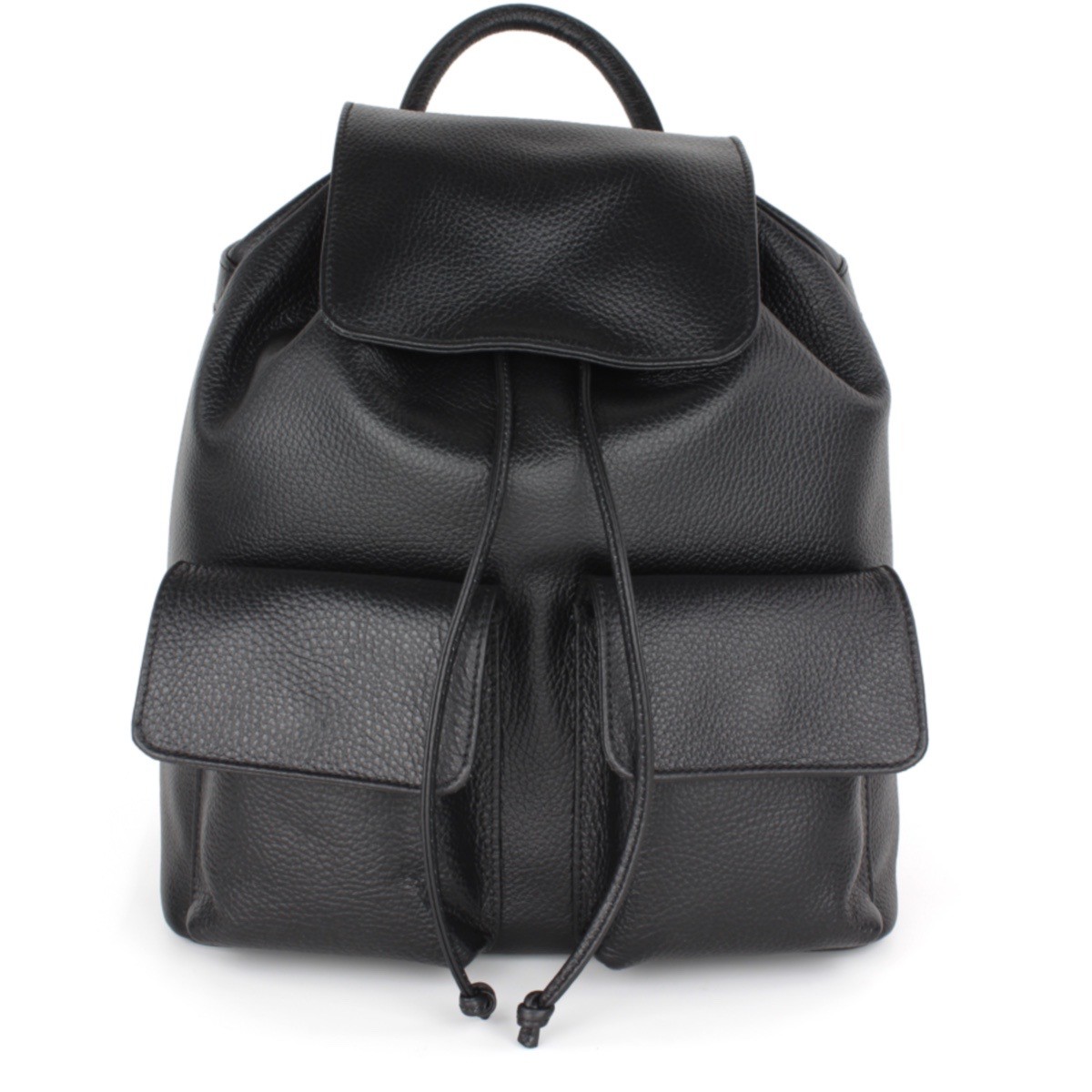 Dolce & Gabbana Black Faux Leather Backpack (35cm) - Les Petits